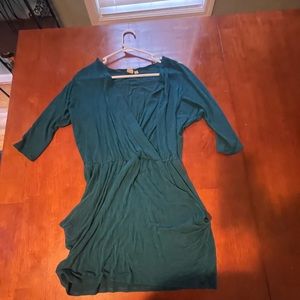 Wrap dress with pockets!